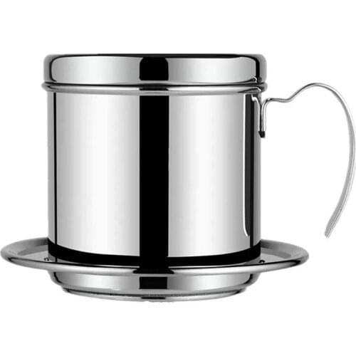 Vietnamese Coffee Filter Portable Coffee Press Maker Reusable Phin Infuser Strainer Pot Coffee Drip Brewer Manual Coffee