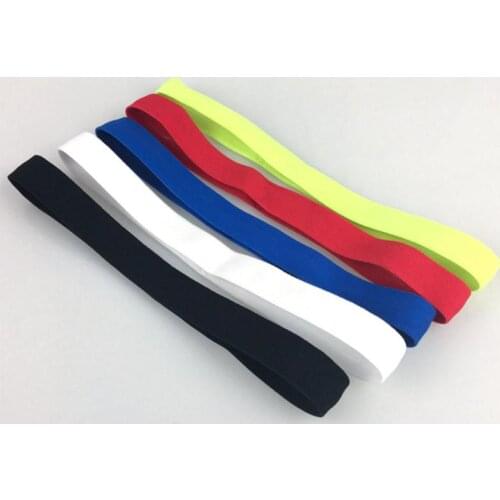 Sweatband Sports Gym Headband Anti-Slip Women Men Breathable Basketball Fitness Yoga Volleyball Cycling Hair Band