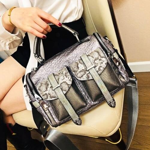 Fashion Women Handbags Soft Leather Fancy Designer Purses Crossbody Bag High Quality Boston Shoulder Sac Luxury Tote Bolsas