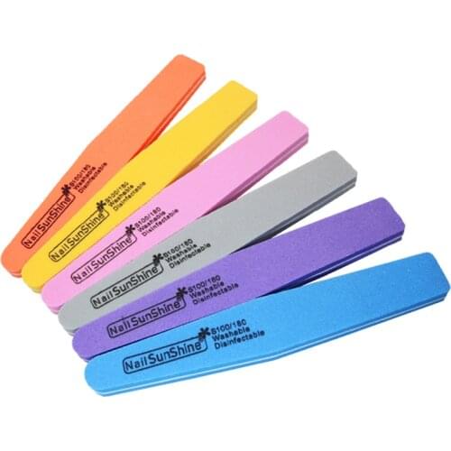 10Pcs/5Pcs/Lot Professional Polish Nail File For Manicure Sanding Blocks Grinding Polishing Tools Buffer Files Buffing Manicure