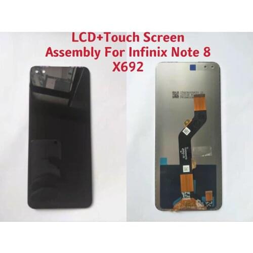 100% New Original Tested 6.95" LCD Display Replacement For Infinix Note 8 X692 LCD And Touch Screen Assembly Free Opening Tool