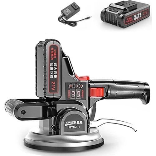 12V Electric Portable Ceramic Tile Vibrator High Power Multifunctional Ceramic Tile Vibrator Ceramic Tile Tool with 1 PC Battery