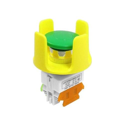 4 Screw Terminals Non Latching Ui 660V Ith 10A Mushroon Push Button Switch