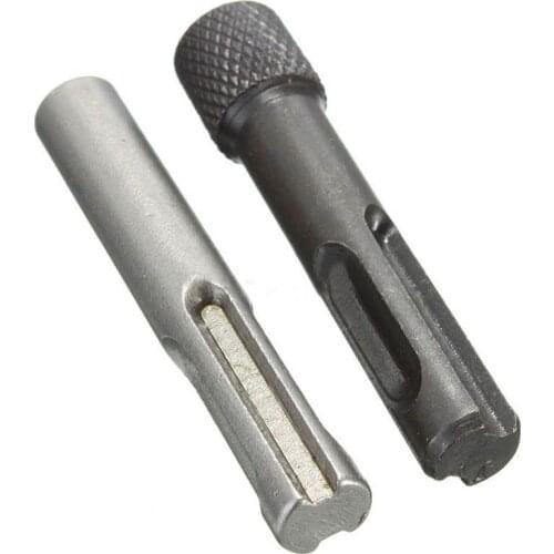 2pcs 1/4in Hex Shank Drill Bit Chuck Adapter SDS Converter Adapter Nut Impact Driver Set For Drilling Tools