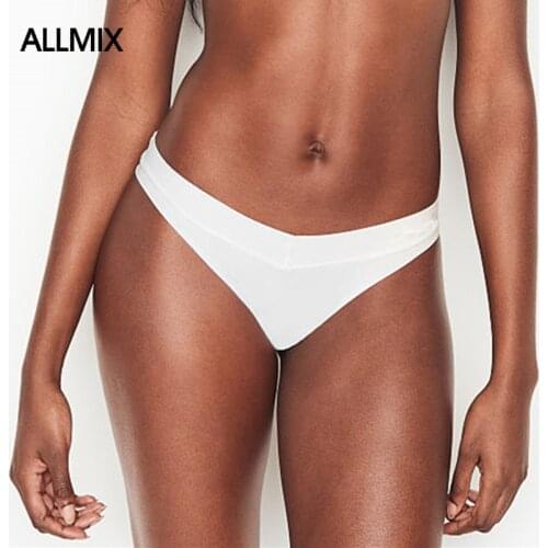 ALLMIX New Sexy Womens Intimates Underwear Seamless Sports Panties Low Waist Solid Female Fashion Briefs Comfort Lady Lingerie