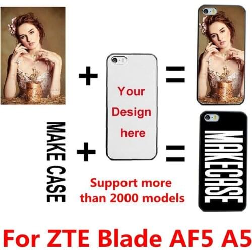 DIY Personalized custom photo name Customize printing your design picture cover case for ZTE Blade AF5 A5