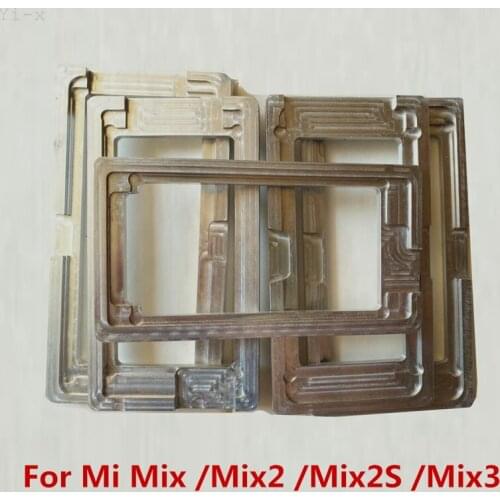 Mold Holder LCD Outer Glass Lens Display Screen Glue Aluminum Metal Mould For Xiaomi mi Mix 2 2S 3 Mix2 Mix2S Mix3
