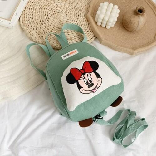 Disney cartoon Mickey mouse anti-lost walking baby backpack student school bag shoulder bag