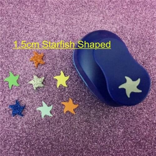 Starfish shape 5/8"/1.5cm paper EVA foam hole punches greeting card handmade sea star craft punch cortador de papel de scrapbook