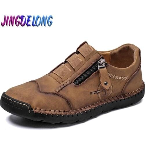 Hot Sale Summer Mens Casual Shoes Genuine Leather Outdoor Mens Moccasins Comfortable Mens Driving Shoes Brand Designer Style