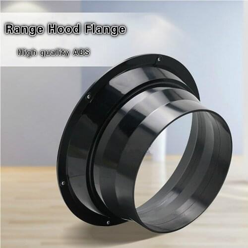 ABS Wall Range Hood Flange Adapter Duct Fan Connector Kitchen Air Vent Exhaust Hood 100 mm 150 mm 160 mm For Ventilation System