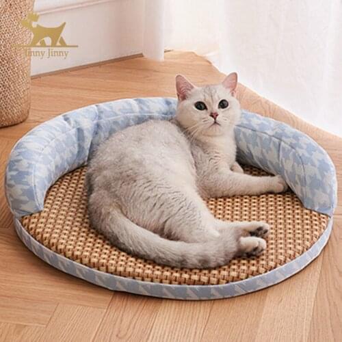 Pet Cooling Mat, Keep Cool in Summe, Perfect Indoors, Pure Natural Straw，Outdoors or in The Car ，Dropshipping Center #Jinny