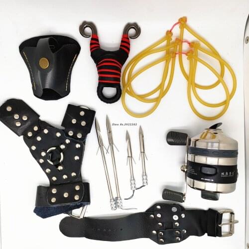 Hunting Fishing Slingshot Shooting Catapult Bow Arrow Rest Bow Sling Shot Catapult Crossbow Bolt Shooting Fish 2020 New