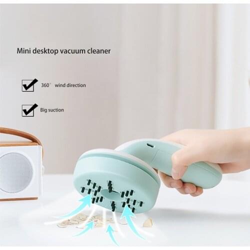 Portable Wireless Mini Table Dust Vaccum Cleaner for Car Home Desk Dust Collector Vacuum Cleaner Desktop Cleaning Machine