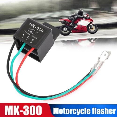 Vehemo 3P Relay Flasher Motorcycle Motorbike for Lamp Accessories NEW for Terminal Electronic