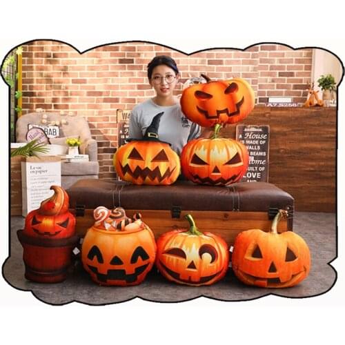Halloween Party Witch Pumpkin Christmas Pillow Cover Sofa Happy Halloween Decoration For Home Balcony Kid Gift Xmas Ornaments