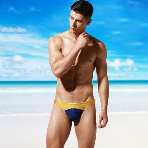 Low Waist Sexy Beach Swimsuits Men Mans Swimming Trunk Shorts Briefs Man Swimwear Shorts Trunks Boxers Board Mens Swim Briefs