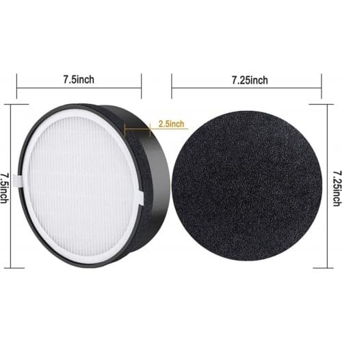 Hepa filter replacements For Levoit Air Purifier LV-H132 LV-H132-RF Activated Carbon filter parts cleaning Air Purifier Part