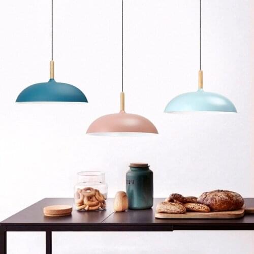 LED Aluminum Pendant Lights E27 Bedroom Hanging Lamp Restaurant Living Room Decoration Indoor Pendant Lamps lighting Fixtures