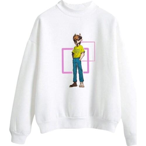 WAWNI Ranboo Turtlenecks Sweatshirt Cosplay Tops Oversized Sweatshirts Hip-hop Clothes Unique Thin Pullover New Fashion O-neck