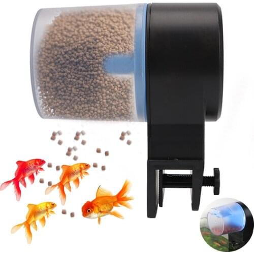 Timer Food Feeding Aquarium Fish Feeder Smart Timing Automatic Fish Feeder Auto Goldfish Feeder 8/12/24 hours