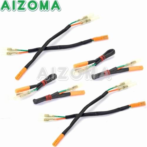 Turn Signal Blinker Marker Wire Adapter Plug Connector Adapter for Honda CB/CBR 400 600 650 1000 RR/X/F VT VTX 1300 1800 Aero