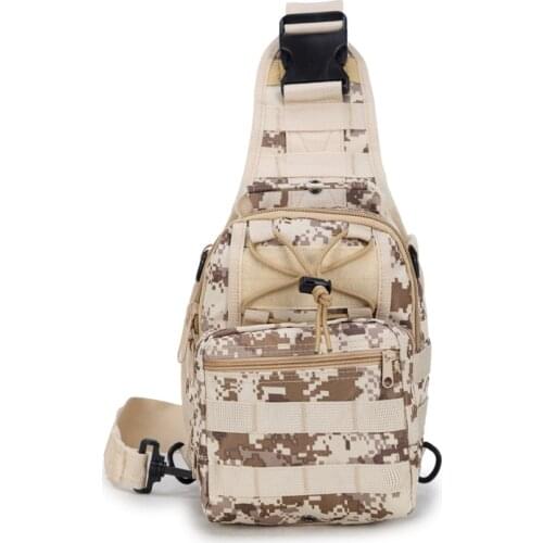 Outdoor men women Camouflage Portable Multifunction Messenger bag tactical Military waterproof pack Riding Shoulder Chest Bag