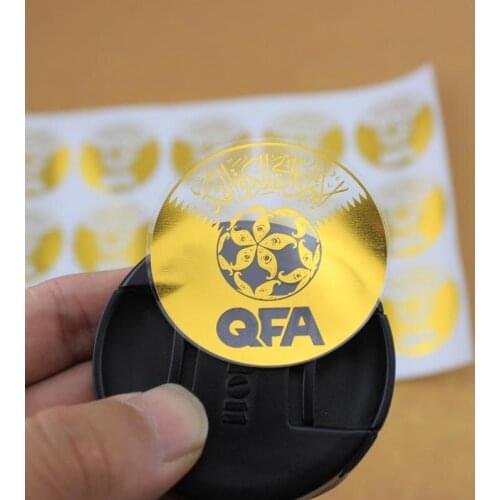 Vinyl Waterproof Custom Die Cut Shape Sticker ,Gold Foiled Custom Self Adhesive Logo Stickers Printing