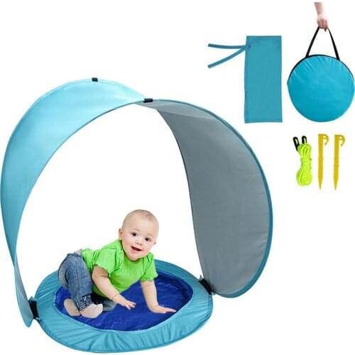 Waterproof Baby Beach Tent Up Portable Shade Pool UV Protection Sun Shelter For Infant Kid Outdoor Camping Sunshade Beach
