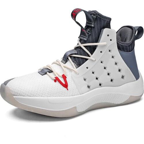 High Quality Mens Basketball Shoes Boys Basket Sneakers Autumn High Top Shoes Non-slip Outdoor Summer Womens Sneakers