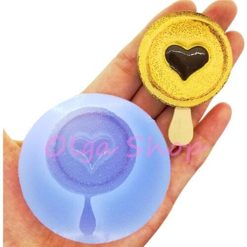 XYL277 3D Kawaii Ice Cream Bar Silicone Mold Fondant Cake Decoration Candy Chocolaate Resin Soap Aromatherapy 57.5mm x 40.6mm