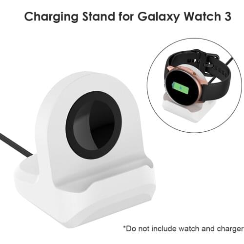 Charging Smart Watch Bracket Holder Silicone Watch Charging Dock for Samsung Galaxy Watch 3 Active 1 2 Cradle Stand