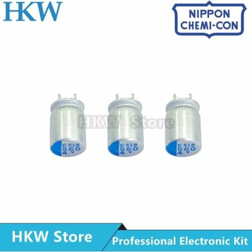 10pcs 560UF 4V NCC 6x8mm Super Low ESR 4V560uF For Motherboard VGA Solid Capacitor NIPPON CHEMI CON 560UF4V 6*8MM