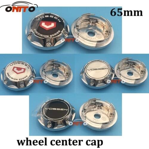20Pcs/set 65mm VOSSEN Logo Sticker Emblem Wheel Center Cap Hub Caps Wheels Cover Car Styling Wheel Dust-proof emblem covers