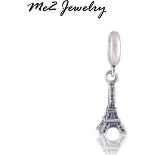2017 new arrival alloy european charm Eiffel Tower dangle wholesale beads for european style bracelet