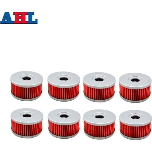 8Pcs Motorcycle Engine Parts Oil Grid Filters For SUZUKI GN250 GN 250 1982-2000 Motorbike Filter