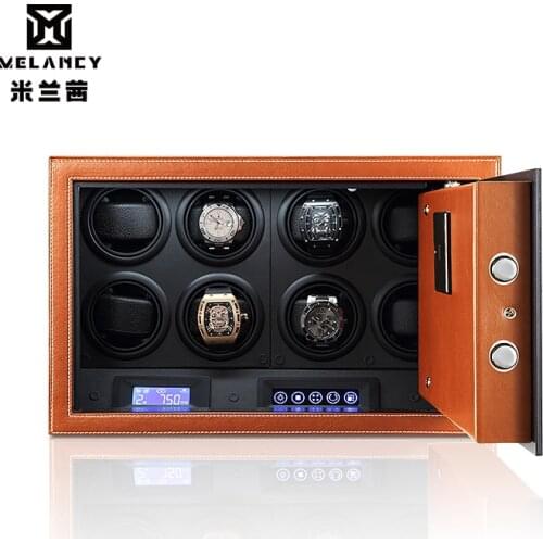 Automatic Watch Winder Box PU Leather Watch Winding Winder Storage Watch Box Collection Display Japanese mabuchi motor