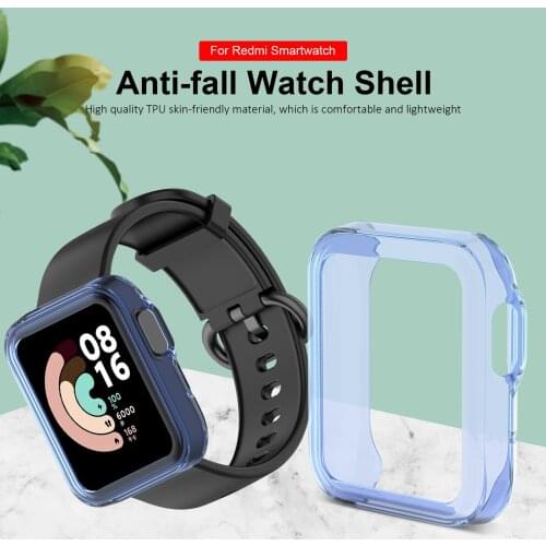 Intelligent Watch Cover Anti-fall Case For Redmi Smart Watch Protective Bumper Shell Cases Protector Watch Accessories 2021