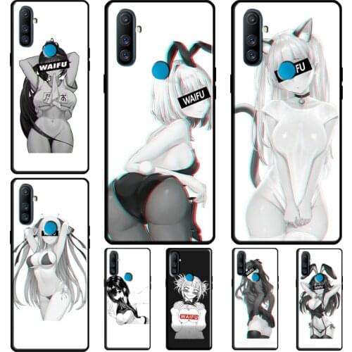 Sugoi Senpai Anime waifu sexy girl Case For OPPO Realme 8 Pro C3 C15 C21 6 7 Q3 Pro GT Neo Cover For OnePlus 9 8 Pro 8T Nord