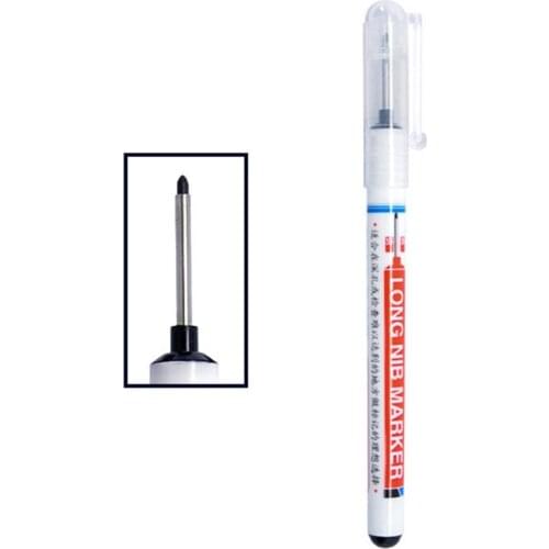 Long Head Markers Bathroom Woodworking Decoration Multi-purpose Deep Hole Marker Pens
