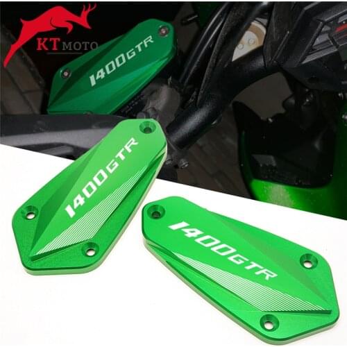 For Kawasaki GTR1400 GTR 1400 2007-2018 Motorcycle High quality CNC Aluminum Front Brake Reservoir Fluid Tank Oil Cup Cover