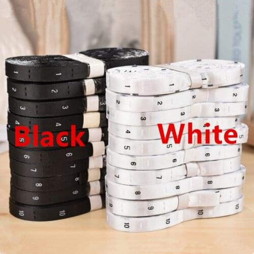 100PCS White/Black polyester cloth number size label for aby clothing 1 2 3 4 5 6 7 8 9 10 12 14 16 18--30 32 34 36 38 39