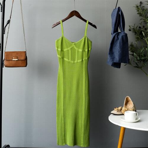 FUZHAN Fashionable Knitted Dresses