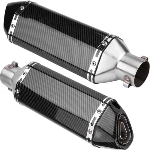 51mm/2in Motorcycle Muffler Exhaust Tailpipe Made With High Strength Stainless Steel For Honda Yamaha Suzuki Kawasaki UK