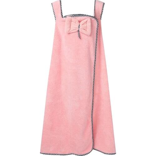 New Children Girls Bathrobe Towel Summer Sleeveless Solid Color Bowknot Bath Wrap Kids Long Robes Beach Swimmng Cover Up Dress