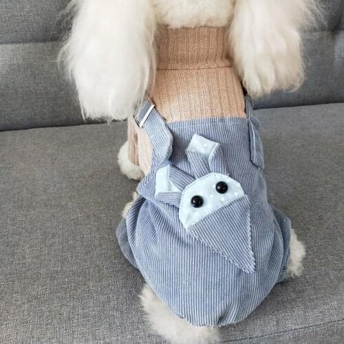 Spring and Autumn New Pet Dog Rompers Small Dog Four-legged Clothes Sweater Pet Puppy Fluffy Skirt Cute Jumpsuit for Dogs