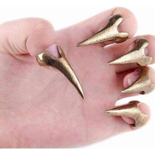 New Style Sharp Alloy Finger Ring Set Vintage Punk Talon Nail Rings Decor Sharp Finger Claw Knuckle Ring Set 10PCS Cocktail Ring
