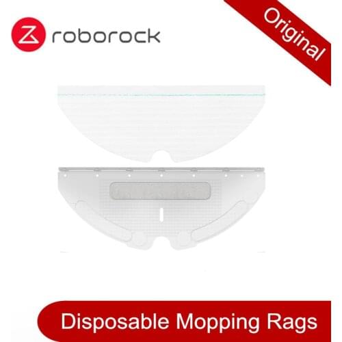 Original Roborock Part of Disposable Rag, Detachable Brush for Roborock S50 S55 T60 S6 E20 E35 S5 MAX