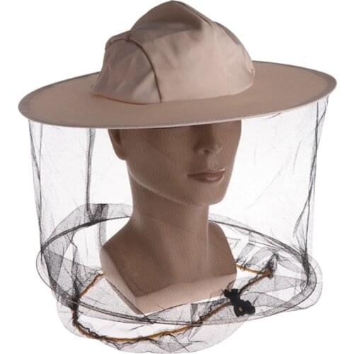 Beekeeper Beekeeping Anti-bite Hat Adjustable Strap With Face Anti-mosquito Mask Cap beekeeper protector# Pet Supply Tool