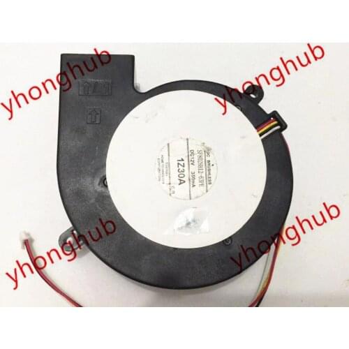 SF8028H12-63PE DC 12V 350MA 80x80x28mm 4-wire Server Projector Cooling Fan